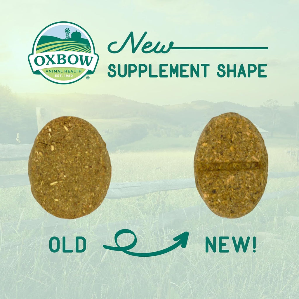 Oxbow Animal Health Natural Science Skin & Coat Support, Supplement for Rabbit & Guinea Pig, Made with Oxbow Timothy Hay, Includes Palm Oil & Omega 3 & 6 Fatty Acids, Made in USA, 4.2 oz Bag
