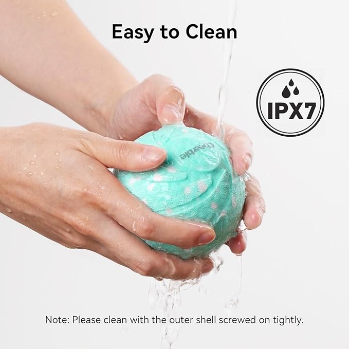 by Cheerble Smart Interactive Dog Toys, Wicked Ball AIR, 3 Interactive Modes, Automatic Moving, Bouncing, and Rotating, E-TPU Material, IPX7 Waterproof for Medium and Large Dogs