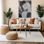 GZZFXXD Personalized Custom 24''x36''Canvas Prints with Your Photo/your Image Large Wallart Wall Decor for Bedroom Dining room Living room Children's room(Unframed)