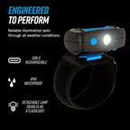 noxgear LightHound Light Up Reflective Dog Harness and Wrist Light, X-Large | 360° Light Up Reflective Dog Harness, 8 Colors & 6 Modes, USB Rechargeable, Adjustable, Rainproof, LED Fiber Optic