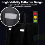 Dog Backpack, Pet Backpack with Breathable Mesh, Pet Travel Carrier with Soft Padded, Reinforced Support, Airline Approved Cat Backpack(Black)