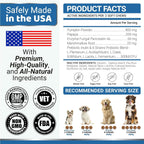 YUMA'S 2 Pack Probiotics for Dogs and Digestive Enzymes - Dog Probiotics Chews - Dog Probiotic - Anti Diarrhea, Upset Stomach & Gas Relief, Constipation, Canine Prebiotic - Pet Fiber Supplement