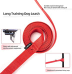 Dog/Puppy Obedience Recall Training Agility Lead - 15ft 20ft 30ft 40ft 50ft Training Leash - Great for Play, Camping, or Backyard - Pink 50ft (Pink, 50 Feet)