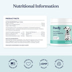 Pawfy Probiotics for Dogs | Supports Digestive Health, Diarrhea for Small and Large Dogs | Improves Gut Health | Anti Yeast Supplements | Promotes Skin Health and Seasonal Allergies Support - 30 Chews
