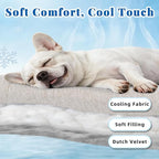 Dog Cooling Mat Self Coolings Foldable Cooling Pad for Dog in Summer Coolings Mat for Dogs and Cats Machine Washable (Dog Paw, X-Large-45 L x 41" W)