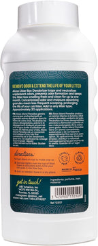 ALZOO Cat Litter Deodorizer, Concentrated Granules Absorb & Help Neutralize Odors, 100% Plant-Based Active Ingredients, Up to 30 Uses, Island Paradise Scent, 26.6 Oz., Pack of 2
