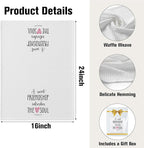 Friendship Kitchen Towel, A Sweet Friendship Refreshes The Soul, Christian Hand Towel Gift for Friend, Inspirational Tea Towel for Bathroom or Kitchen