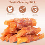 Dog Treats Chicken Wrapped Sweet Potato Dog Snacks, Puppy Training Snacks, Rawhide Free Treats 1lb/454g
