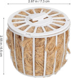Abaodam Cotton and Jute Bird Nest Material for Small Birds Parakeets Canaries Finches Comfortable Reusable Nesting Pad for Birdhouses and Habitat Decoration