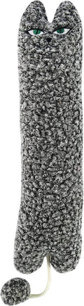 TTcat Catnip Silvervine Matatabi Pillow for Cats & Kittens,Cat Kicker Toy,Large Size Cat Pillow Soothing Plush Cat Toy(Grey).