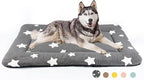 Mora Pets Dog Crate Pad Dog Bed for Crate Washable Flat Pet Kennel Mat Cute | Ultra Soft Dog Bed Mat, Crate Pad for Dog Cages Cozy Sleeping Liner, Pet Pillow Cushion Large Anti Slip Grey 48 x 29 In