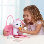 Disney Princess Style Collection Pet Puppy Plush & Trendy Tote Bag Carrier - Nurture and Pamper Your Puppy!