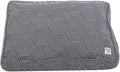Molly Mutt Sheepy Wool-Filled Crate Pad, GOTS-Certified 100% Organic Cotton Canvas Cover with Soft 100% Natural Wool Insert, Ideal for Dog Bed or Kennel, Rough Gem, 54" x 37" x 2.5"