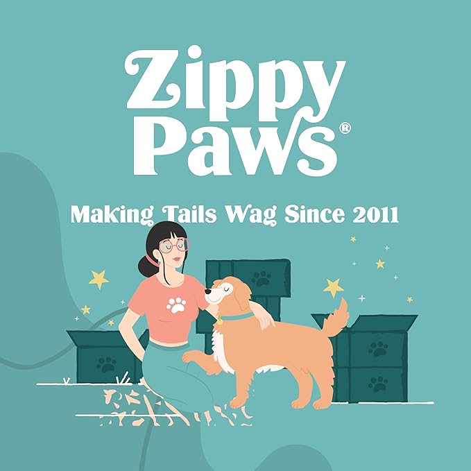 ZippyPaws Birthday Box - Dog Squeaky Toys to Keep Them Busy, Funny Food Plush for Small, Medium, & Large Dogs, Cute Stuffed Puppy Toy & Hat, Pet Products, Gift for Dogs of All Breeds - 3-Pack