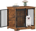 27.2" Dog Crate Furniture with Barn Door. Everyday comfort that fits naturally into your space.
