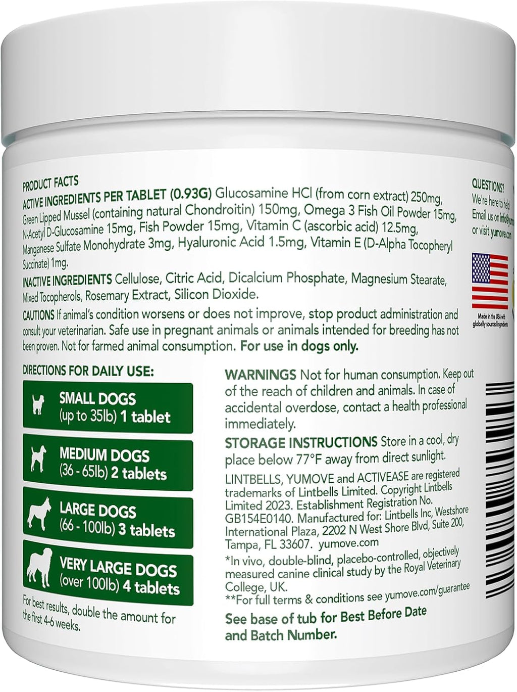 Yumove Hip & Joint Supplement for Dogs. A calm, considered pick for modern pet homes.