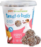 Pumpkin Dog Treats with Cranberry & Apple - Healthy Dog Treats - Soft, Natural, Grain Free, Low Calorie, Gluten Free, Non-GMO, Clean & Nutritious Ingredients - 18pk