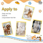 Dog Bath Brush & Massager, Dog Cleaner & Cat Grooming Brush, Silicone Shampoo Scrubber for Dogs & Cats, Rubber Curry Brush for Bathing, Washing & Shedding Care