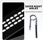 EVERKING Dog Collar & Leash Set for Everyday Walking | Matching adjustable collar and leash set with reflective handle and heavy-duty hardware for comfortable everyday dog walks.