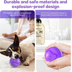 Interactive Dog Toys Ball, Automatic Rolling Toy, Lively pet Ball for Medium/Large Dogs to Relieve Boredom, Activated Automatic Motion Dog Balls Toy with LED Flash, USB Rechargeable (Purple-2)