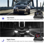 Hikity Wireless Backup Camera Solar Magnetic WiFi, HD 1080P Rechargeable Rear View Camera for Truck/Trailer/RV/Camper, IP68 Waterproof Reverse Camera, Clear Nigh Version, Wide Angle