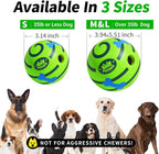 Giggle Ball for Dogs 2 Pack,Interactive Dog Toys,Funny Giggle Sound Toy Ball,Rolling Squeaky Toy for Large Medium Small Dogs,Fun Giggle Sounds Attract Attention When Rolled or Shaken-3.14 inch