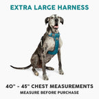 Embark Adventure Dog Harness, Reflective Trim XL Dog Harness for Extra Large Dogs No Pull - Military Grade Nylon, 2 Leash Clips & Gel Lined Handle. Soft & Padded Puppy