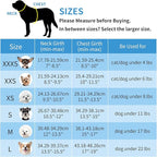 AIITLE Small Dog Harness - Breathable Double-Layer Jacquard No-Choke Vest, Durable Anti-Tear Fabric with Reflective Trim - Perfect for Running, Parties, Daily Walks (Blue-Pink, XS)