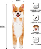 AGRIMONY Funny Corgi Dog Hand Towels for Kitchen Bathroom - Dog Mom Dad Gifts for Women Men Teens Kids-Easter Mothers Fathers Days Valentines Housewarming Birthday Gifts for Corgi Lovers