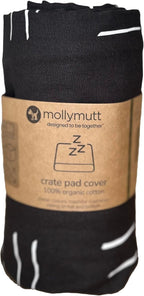 Molly Mutt Dog Crate Pad Cover, 100% Cotton Canvas Cover for Dog or Puppy Crate Bed, Durable, Washable, and Free of Harmful Chemicals, Pre-Shrunk, 42"x28"x2.5", Dreams
