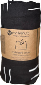 Molly Mutt Dog Crate Pad Cover, 100% Cotton Canvas Cover for Dog or Puppy Crate Bed, Durable, Washable, and Free of Harmful Chemicals, Pre-Shrunk, 54"x37"x2.5", Dreams