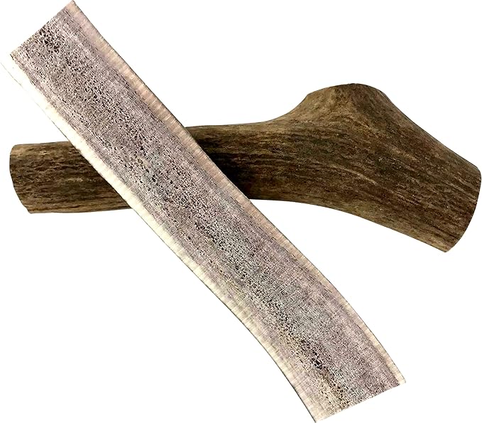 peaksNpaws Premium Split Elk Antlers for Dogs, Dog Treats Large Breed, Made in USA, Natural Chews for Aggressive Chewers, Long Lasting Pet Treat for Dogs Under 80 lbs, 2 Large/XL Antler Pack