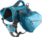 Kurgo Dog Saddlebag Backpack, Back Pack Dog Harness, Hiking Pack for Dogs, Packs for Pets to Wear, Camping & Travel Vest Harness, Reflective, Lightweight, Baxter Pack, for Medium & Large Pets