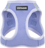 Best Pet Supplies Voyager Step-in Air Harness - All Weather Mesh, Reflective, No Pull Harness for Dogs, Cats - Secure with Hook & Loop Fastener, Buckle, Double D-Rings - Lavender, S