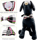 PET SHOW Pet Small Dogs Collar Embellishment Attachment Bow Ties Puppies Cats Collar Charms Accessories Slides Bowties for Birthday Wedding Parties Assorted A Style Pack of 5