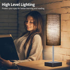 AVV Cordless Table Lamp with Dimmable, Rechargeable 3 Modes Battery Powered Bedside Lamp, Battery Operated Lamps for Night Stand, Touch Lamp for Bedroom, Living Room, Reading Room, 15 Inch Black