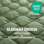 gogobunny 100% Double-Sided Waterproof Dog Bed Cover Pet Blanket Sofa Couch Furniture Protector for Puppy Large Dog Cat, Reversible (30x30 Inch (Pack of 1), Dark Green/Light Green)