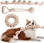 Dog Rope Toy, Rope Toys for Dogs Aggressive Chewers, for Large Dogs for Cleaning Teeth, Bite Resistant, 3 Pack