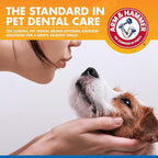 Arm & Hammer Clinical Care Dental Rinse for Adult Dogs, Odorless Flavorless No Taste Water Additive for Dog Dental Care, Helps Reduce Tartar & Freshen Breath, 16 Fl Oz - 24 Pack