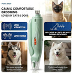 2-in-1 Dog & Cat Nail Clippers and Grinder with Light – Upgraded Safety Guard to Avoid Overcutting, Sharp Blade, Painless Quiet Pet Nail Claw Trimmers, Professional Grooming Tool for Large Small Pets
