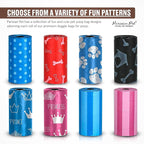 Parisian Pet Ecofriendly Dog Poop Bags Rolls - 320 Count Unscented Poop Bags For Dogs - Leakproof, Extra Thick, 16 Dog Waste Bags Refill Rolls - Polka Dot Blue Doggie Poop Bags - Fits All Dispenser