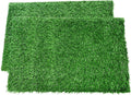 LOOBANI Dog Grass Pee Pads, Artificial Dog Grass Pads for Potty Tray, Fake Grass for Dogs to Pee On, Outdoor Indoor Pee Grass for Dog Potty(14*18 inch)