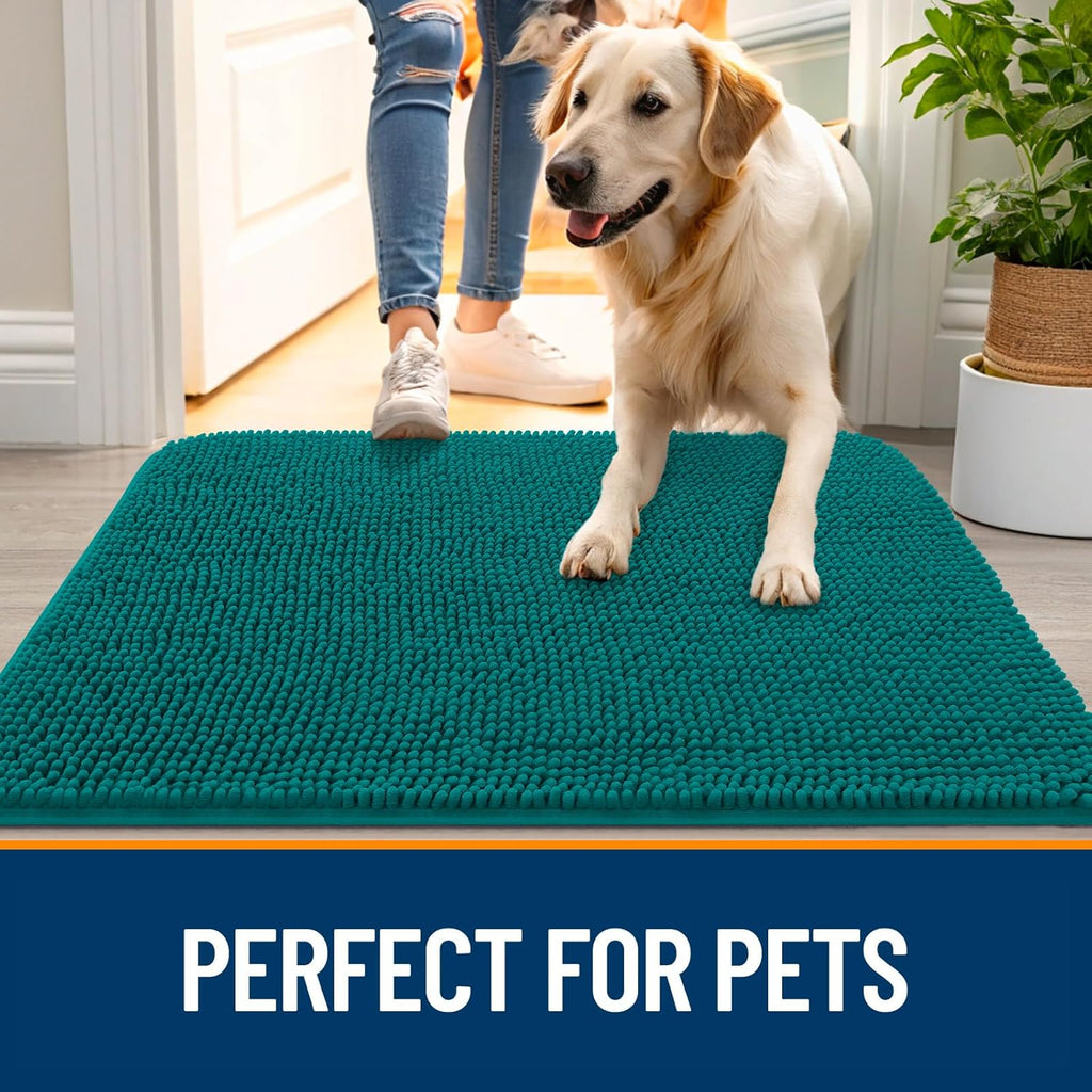 OLANLY Dog Door Mat for Muddy Paws 44x24. Built to hold up to how pets actually live at home.