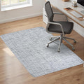 Sycoodeal Office Chair Mat for Hardwood & Tile Floor,Computer Gaming Chair Mat for Rolling Chairs Non-Curve, Anti-Slip, Heavy Duty Floor Protector for Home Office,Grey (36" x 48")