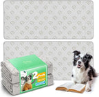 FXW Washable Pee Pads for Dogs, Puppy Pads with Super Absorbent, Specifically Designed for Potty Training, 30" x 70" Rectangle, Khaki, 2 Packs