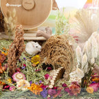 Niteangel Natural & Soft Hamster Bedding Mate Small Animal Habitat Decor for Syrian Dwarf Hamsters Gerbils Mice Degus Bunny or Other Small-Sized Pet