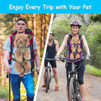 PetBonus Pet Front Dog Carrier Backpacks, Adjustable Pet Backpack, Legs Out Easy-fit Puppy Chest Carrier for Medium Small Dogs, Hands Free for Hiking, Cycling (Grey, XL) | Hands Free, Adjustable, Safety Strap, Walking Hiking Cycling Motorcycle bag, For...