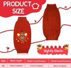 Sanwuta 3 Pieces Thanksgiving Christmas Dog Sweaters Sets Turkey Santa Snowman Puppy Dog Clothes Pet Knitwear for Puppy Doggie Cat Pet Costume(Medium)