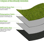 Dog Grass Pee Pads, 39.4 x 31.5 inches Reusable Artificial Grass Turf Rug for Dogs, Washable Fake Grass Mat Dog Pee Pad Replacement Outdoor Indoor Potty Training Pads with Drainage Holes