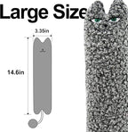 TTcat Catnip Silvervine Matatabi Pillow for Cats & Kittens,Cat Kicker Toy,Large Size Cat Pillow Soothing Plush Cat Toy(Grey).